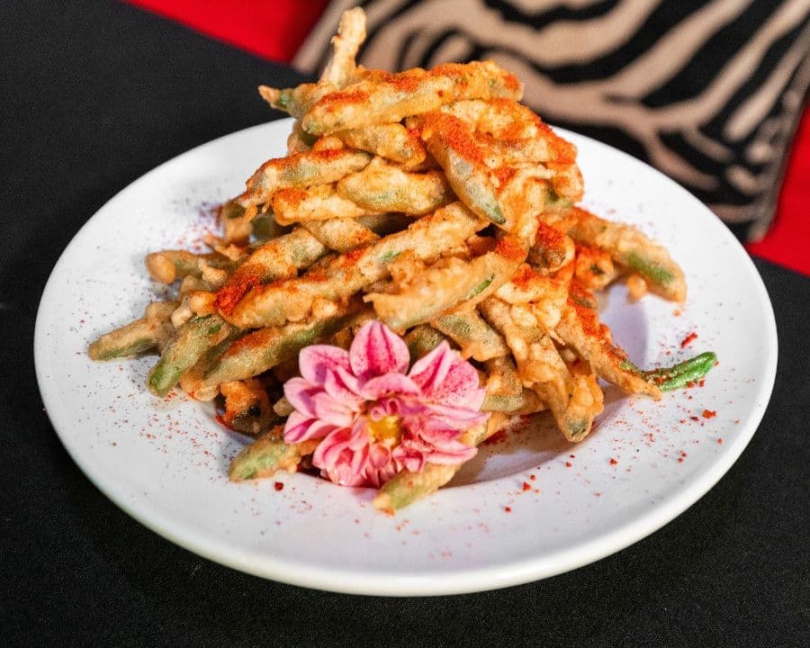 Tempura Fried Green Beans at Pizookah Lounge in Kennesaw, GA