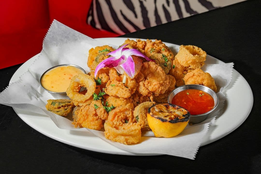 Fried Shrimp & Calamari at Pizookah Lounge in Kennesaw, GA